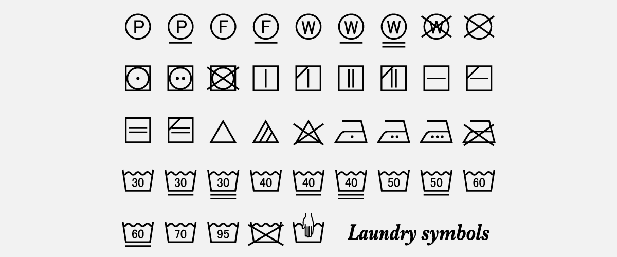 新しくなった「洗濯表示」全41種の見方を徹底解説！