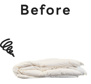 リフォーム前の羽毛布団