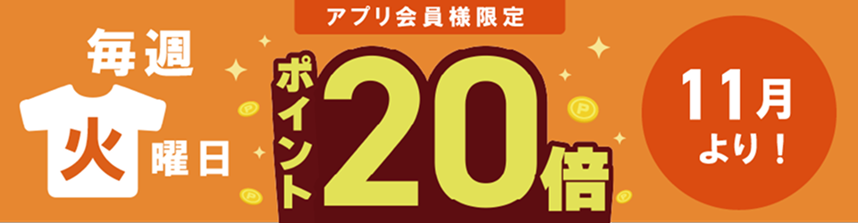 ポイント20倍